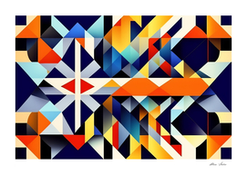 Colorful Abstract Pattern Geometric Texture Modern Style