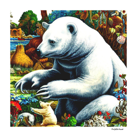 Polar Bear (in the style of,Hieronymus Bosch) 2