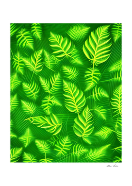 Green Leaves Floral