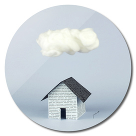 A cloud over the house