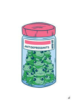 frogs in a jar
