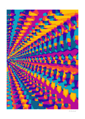 colorful geometric graffiti abstract pattern