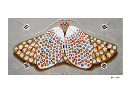 Chromatic butterfly - white