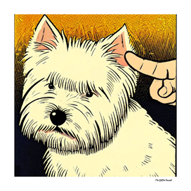 West Highland White Terrier Pop Art 4