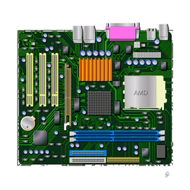 motherboard pc computer