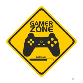gamer zone gaming video games sign