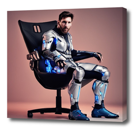 a-professional-photo-of-lionel-messi-sitting-in-an-ar