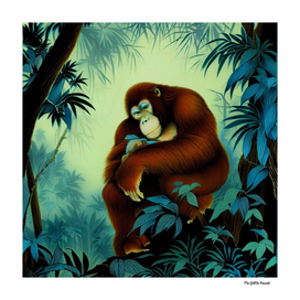 Orangutan Ukiyo-e 3