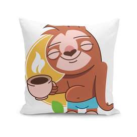 Sloth and coffee-01