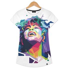 Tina Turner in WPAP style