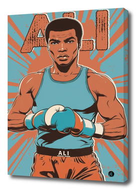 Muhammad Ali vintage style