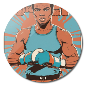 Muhammad Ali vintage style