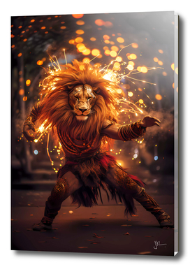 The Lion and the Dance of Fire
