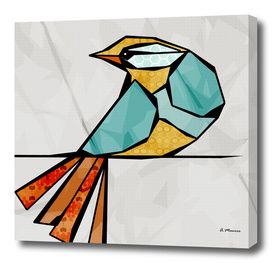 Modern Digital Pop Art Bird