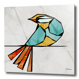 Modern Digital Pop Art Bird