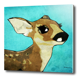 Modern Pop Art Digital Deer