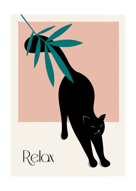 Relax cat - Botanical life