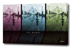 Taj Mahal triptych