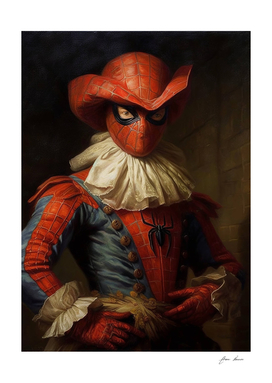 renaissance spider man portrait