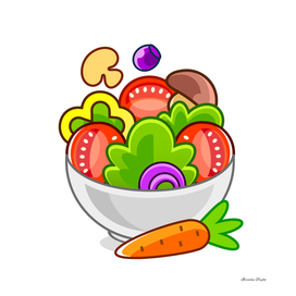 Vegetable salad v3-01