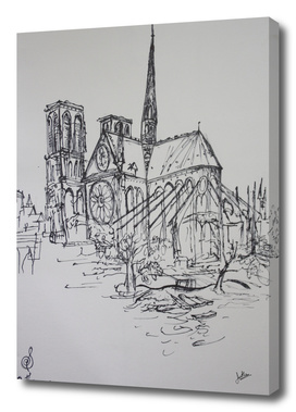 Notre Dame Illustration