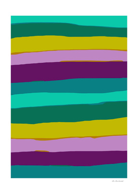 line pattern abstract in green pink purple yellow