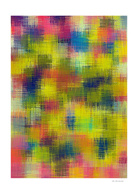 red blue and yellow painting texture abstract