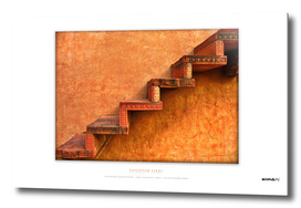 BoomGoo's Fatehpur Sikri stairs (saturated)