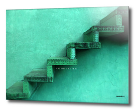 BoomGoo's Fatehpur Sikri stairs (lush green)