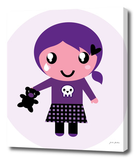 New EMO artwork in shop : purple character