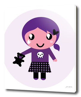 New EMO artwork in shop : purple character