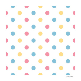 Fresh 60s dots on white : new art in Shop