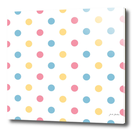 Fresh 60s dots on white : new art in Shop