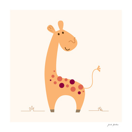 Yellow giraffe : New art in creative shop