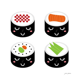 New happy sushi characters : New in shop