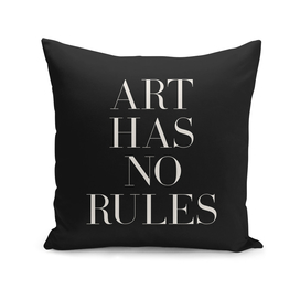 Art has no rules (black background)