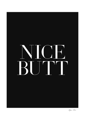 Nice Butt (black background)
