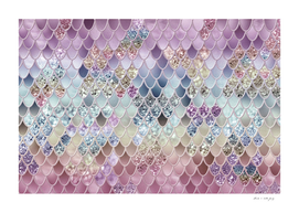 Summer Mermaid Glitter Scales #13 (Faux Glitter) #decor #art