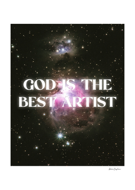 God is the best artist