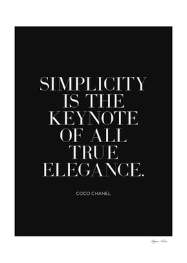 Simplicity and elegance Quote