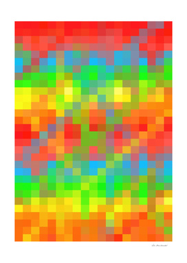 colorful geometric square pixel abstract pattern