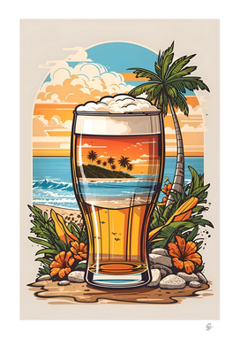 beach summer drink