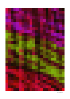 geometric square pattern pixel abstract in purple green red