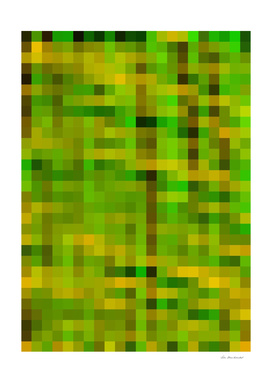 green yellow brown pixel abstract background