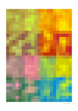 colorful pixel abstract background