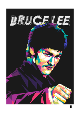 Bruce Lee pop art style