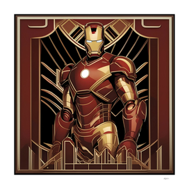 Iron Man Art Deco 001