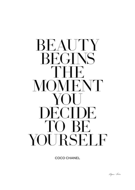 beauty begines moment quote