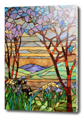 Louis Comfort Tiffany - Stained glass 8. Magnolia