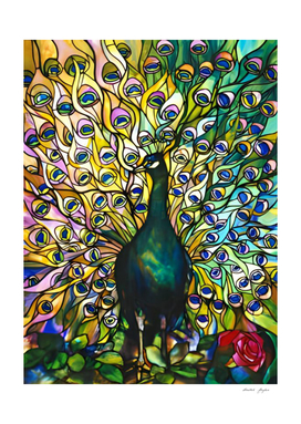 Louis Comfort Tiffany - Peacock